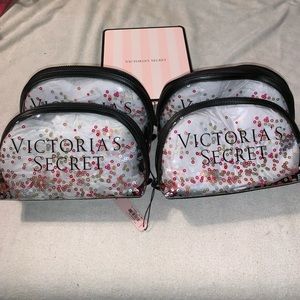 Victoria’s Secret Sparkle Cosmetic Bags
